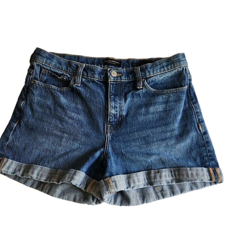 Banana Republic High Rise Women's Mom Style Jean Shorts Size Sz 31